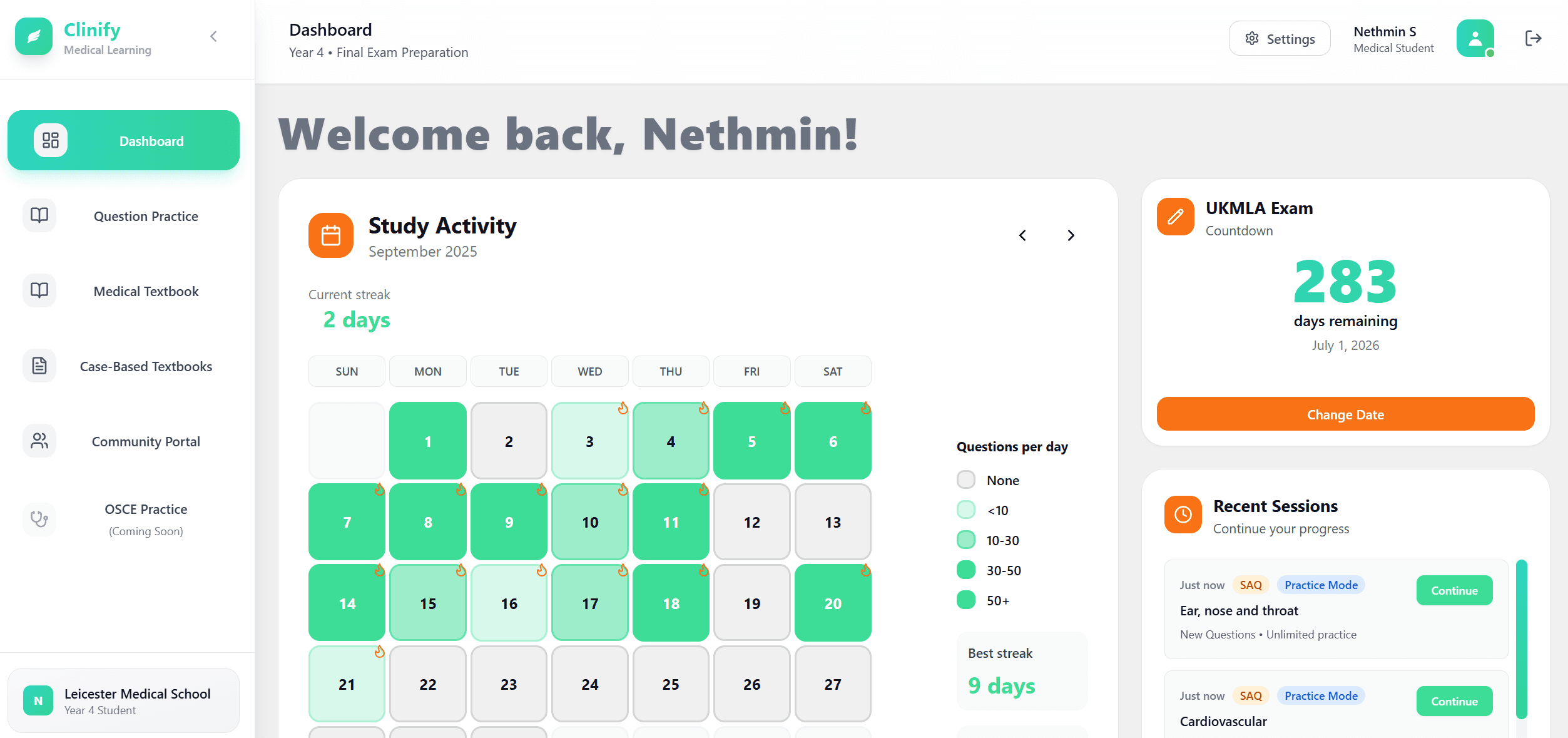 Clinify Dashboard